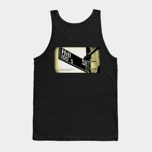 Hill Street, Los Angeles, California by Mistah Wilson Tank Top